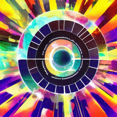 Universe Lightspeed Collage Illustration